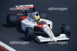 Ayrton Senna da Silva (BRA) McLaren MP4/6 Honda 2nd position