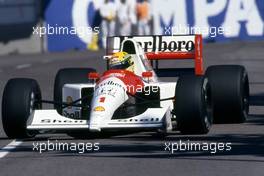 Ayrton Senna da Silva (BRA) McLaren MP4/6 Honda 1st position