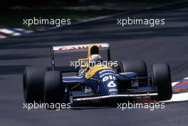 Riccardo Patrese (ITA) Williams FW 14 Renault 2nd position