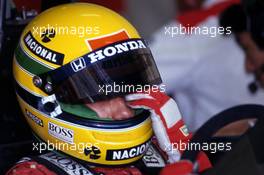 Ayrton Senna da Silva (BRA) McLaren MP4/6 Honda 1st position