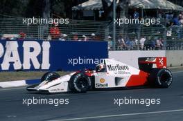 Gerhard Berger (AUT) McLaren MP4/6 Honda 3rd position