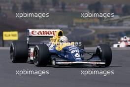 Riccardo Patrese (ITA) Williams FW14 Renault 2nd position