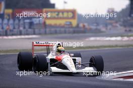 Ayrton Senna da Silva (BRA) McLaren MP4/6 Honda 2nd position