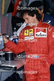 Alain Prost (FRA) Ferrari