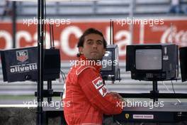 Ivan Capelli (ITA) Ferrari