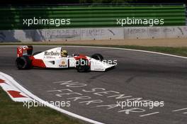 Ayrton Senna da Silva (BRA) McLaren MP4/7A Honda 3rd position