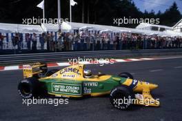 Michael Schumacher (GER) Benetton B192 Ford Cosworth 1st position
