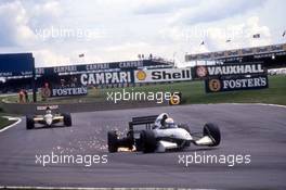 Andrea de Cesaris (ITA) Tyrrell 020B Ilmor crash