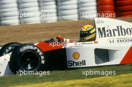 Ayrton Senna da Silva (BRA) McLaren MP4/7A Honda 3rd position