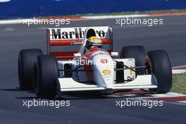 Ayrton Senna da Silva (BRA) McLaren MP4/8 Ford Cosworth 2nd position