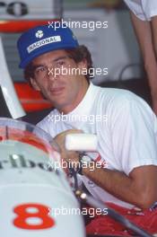 Ayrton Senna da Silva (BRA) McLaren MP4/8  1st position