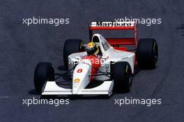 Ayrton Senna da Silva (BRA) McLaren MP4/8 Ford Cosworth 1st position