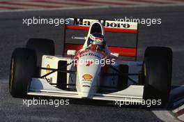 Mika Hakkinen (FIN) McLaren MP4/8 Ford Cosworth