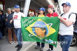 Ayrton Senna's  fans