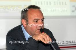 Press Conference.Alberto Sabatini journalist