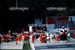 Fia Formula One World Championship 1994 - GP F1 Imola (I) crahs of Ayrton Senna (bra) Williams FW16