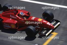 Michael Schumacher (GER) Ferrari F310 Scuderia Ferrari 2nd position