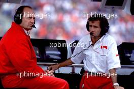 Formula One World Championship 1996 Alain Prost (F) with Ron Dennis (gbr)