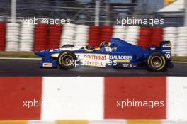 Pedro Diniz (BRA) Ligier JS43 Mugen Honda Equipe Ligier Gauloises Blondes