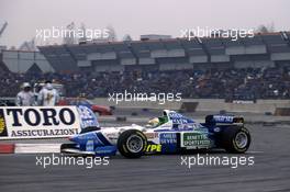 Giancarlo Fisichella (ITA) Benetton B196 Renault Mild Seven 1st position