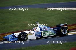 Gerhard Berger (AUT) Benetton B196 Renault Mild Seven Benetton Renault