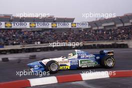 Giancarlo Fisichella (ITA) Benetton B196 Renault Mild Seven 1st position