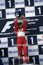 Michael Schumacher (GER) Ferrari F310B Scuderia Ferrari Marlboro 1st position