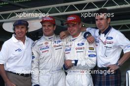 Jackie Stewart (GBR) Rubens Barrichello (BRA) Jan Magnussen (DK) Paul Stewart (GBR)