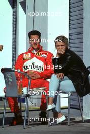 Formula One Championship 1998 - GP F1 Jerez - Michael Schumacher (ger) Ferrari 300 with is wife Corinna