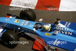 Giancarlo Fisichella (ITA) Benetton B198 Playlife 2nd position