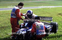 Formula One World Championship 1998 - GP F1 Brasile Oliver Panis (fra) Team Prost Peugeot AP01