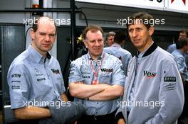 Adrian Newey (GBR) Neil Oatley (GBR) Mario Illien (CH) McLaren MP4/14 Mercedes