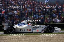 Rubens Barrichello (GBR) Stewart SF-3 Ford Cosworth 3rd position