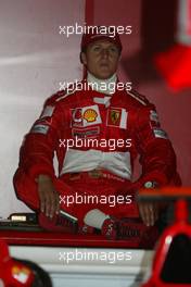 portrait michael schumacher ferrari F2002