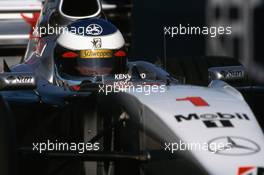 Mika Hakkinen (FIN) McLaren MP4/14 Mercedes 2nd position