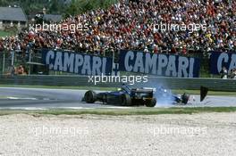 Formula One World Championship 2000 - GP F1 Austria Nick Heidfeld (ger) crash wit Jean Alesi (F) Prost Peugeot AP03