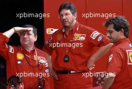 Jean Todt (FRA) Ross Brawn (GBR) Ferrari
