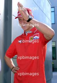 02.03.2001 Melbourne, Australien, Michael Schumacher (Ferrari) am Freitag beim Freien Training zum Formel 1 Grand Prix im australischen Melbourne. c xpb.cc