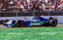 02.03.2001 Melbourne, Australien, Nick Heidfeld im Sauber-Petronas am Freitag beim Freien Training zum Formel 1 Grand Prix im australischen Melbourne. c xpb.cc