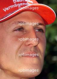 01.03.2001 Melbourne, Australien, Weltmeister Michael Schumacher (Ferrari) heute bei PressegesprSch zur neuen Formel 1 Saison im australischen Melbourne. c xpb.cc