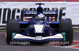 01.09.2001 Spa, Belgien, Nick Heidfeld im Sauber am Samstag (01.09.2001) beim Qualifying zum Formel 1 Grand Prix von Belgien am Sonntag in Spa. c Alex Grimm/xpb.cc