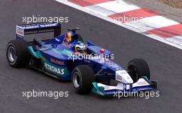 01.09.2001 Spa, Belgien, Nick Heidfeld im Sauber am Samstag (01.09.2001) beim Training zum Formel 1 Grand Prix von Belgien am Sonntag in Spa. c Alex Grimm/xpb.cc