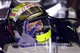 01.09.2001 Spa, Belgien, Ralf Schumacher im BMW-Williams am Samstag (01.09.2001) beim Training zum Formel 1 Grand Prix von Belgien am Sonntag in Spa. c xpb.cc