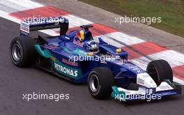 01.09.2001 Spa, Belgien, Kimi RSikksnen im Sauber am Samstag (01.09.2001) beim Training zum Formel 1 Grand Prix von Belgien am Sonntag in Spa. c Alex Grimm/xpb.cc