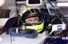 17.08.2001 Budapest, Ungarn, Ralf Schumacher im BMW-Williams am Freitag (17.08.2001) beim Freien Training zum Formel 1 Grand Prix von Ungarn in Budapest. c xpb.cc