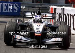 26.05.2001 Monte Carlo, Monaco, David Coulthard (McLaren-Mercedes) im Qualifying am Samstag (26.05.2001) zum Formel 1 Grand Prix von Monaco. c xpb.cc
