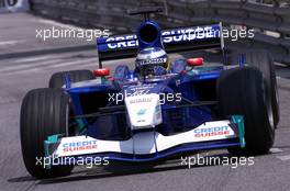 24.05.2001 Monte Carlo, Monaco, Nick Heidfeld im Sauber am Donnerstag (24.05.2001) beim Freien Training zum Formel 1 Grand Prix von Monaco. c xpb.cc