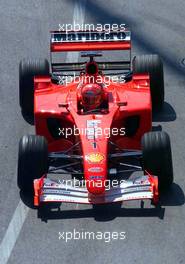 26.05.2001 Monte Carlo, Monaco, Michael Schumacher im Ferrari beim Training am Samstag (26.05.2001) zum Formel 1 Grand Prix von Monaco. c xpb.cc