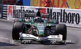 27.05.2001 Monte Carlo, Monaco, Eddie Irvine im JAGUAR am Sonntag (27.05.2001) beim  Formel 1 Grand Prix von Monaco.  c xpb.cc