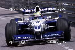 24.05.2001 Monte Carlo, Monaco, Ralf Schumacher im BMW-Williams am Donnerstag (24.05.2001) beim Freien Training zum Formel 1 Grand Prix von Monaco. c xpb.cc